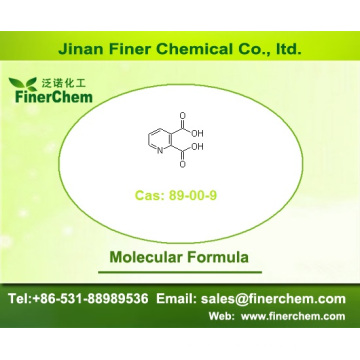 Chinolinsäure; Cas 89-00-9; 2,3-Pyridindicarbonsäure; Pyridin-2,3-dicarbonsäure | Fabrikpreis, großer Vorrat